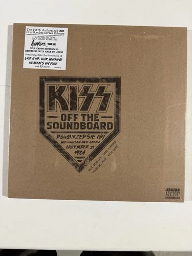 KISS Off The Soundboard Live in Poughkeepsie 1984 YELLOW COLORED Vinyl 2 LP NEW