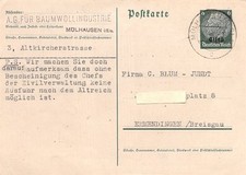 814014) dt. Bes. Elsass 2. WK Ganzsache P2 gebraucht
