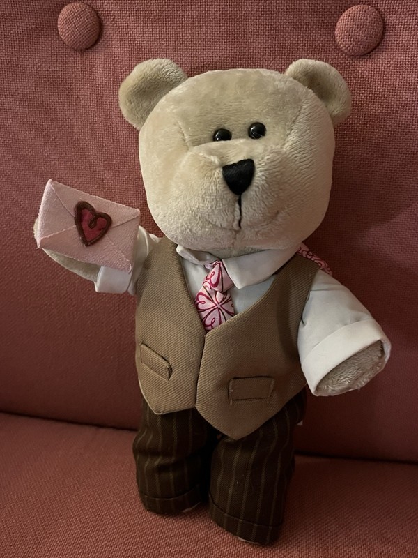 Starbucks Bearista 2007 Valentine's Day Plush Bear, 58th Edition
