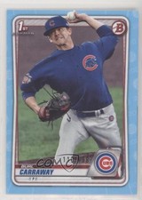 2020 Bowman Draft Sky Blue Border 110/499 Burl Carraway #BD-25 z6b