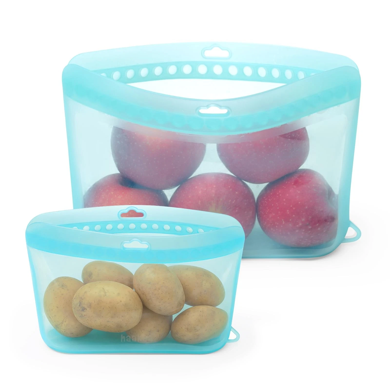 Dot Seal Reusable Silicone Food Storage Bags, 2 Pack- Silicone Leakproof Free...
Opens in a new wind
