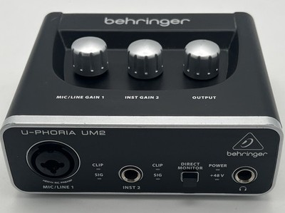 Behringer U-Phoria UM2 Audio Interface 000-AVV00-00010