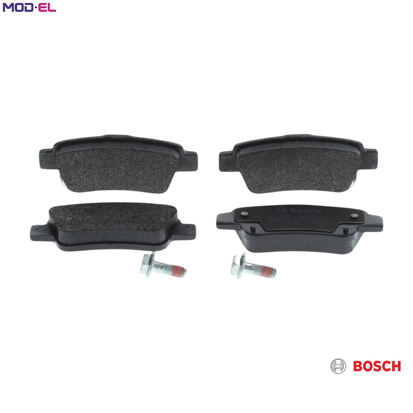 Fits BOSCH 0 986 494 329 Brake Pad Set, disc brake 0 986 494 329 Brake pads set - Image 25