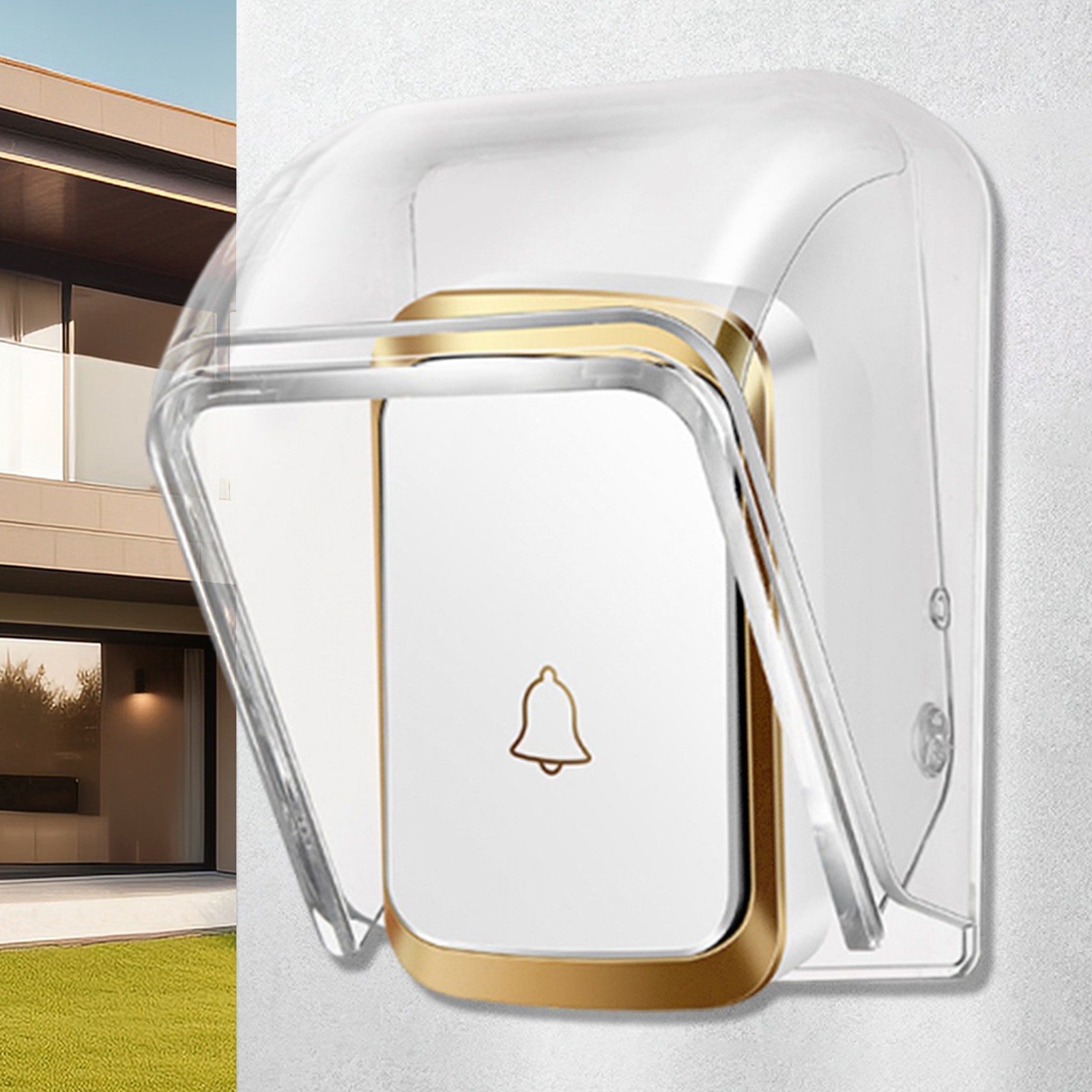 Doorbell Rain Cover Waterproof Doorbell Cover Rainproof Protective