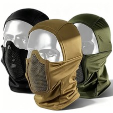 Tactical Balaclava Mesh Full Face Mask Ninja Outdoor Hunting Airsoft Protection