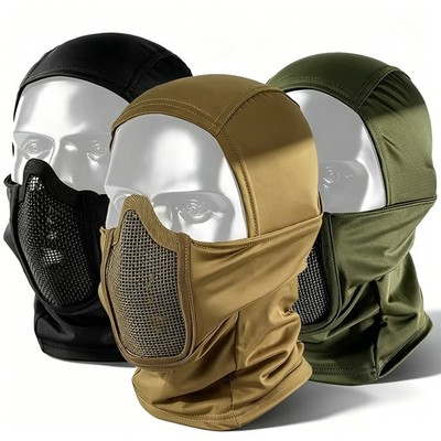 Tactical Balaclava Mesh Full Face Mask Ninja Outdoor Hunting Airsoft Protection