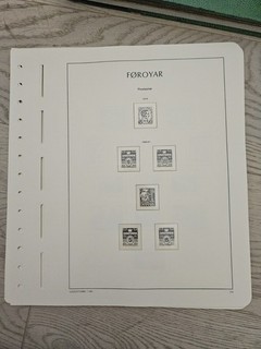 Leuchtturm Färöer Føroyar 1919 1984 Vordrucke SF GEBRAUCHT mit Klemmtaschen.