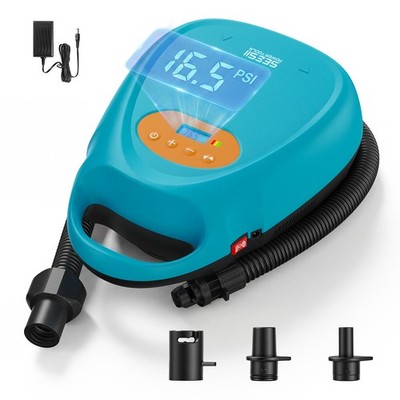 Paddle Board Pump Electric Portable Paddleboard SUP Pump 20PSI Air Compressor