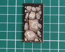 Heroquest :  cases obstruées / ébouli de pierre  (carré / jeton / token / tile )