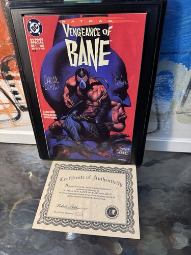Batman Vengeance of Bane #1 DF Signed Reprint CBCS 9.8 SS Dixon/ Nolan 1993 - Picture 7 of 9