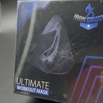 Iron Crush Ultimate Workout Training Mask   Elevation Breathing Resistance   New