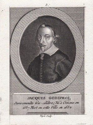 Jacques Godefroy Genf Geneve Jurist Politiker Schweiz gravure Portrait 1780