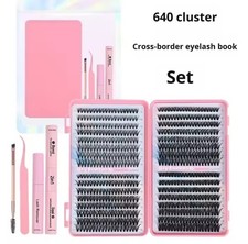Lash Extension Kit 640Pcs,DIY Individual Lash...