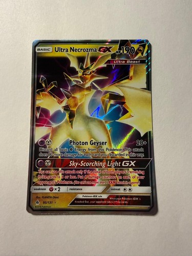Ultra Necrozma GX 95/131 Holo Ultra Rare Forbidden Light Pokemon Near Mint