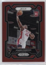 2023-24 Panini Prizm Red Prizm 142/299 Adama Sanogo #286 17x6