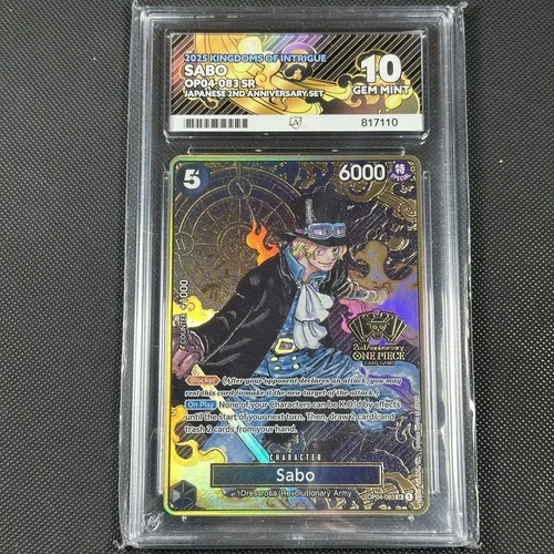 Sabo (OP04-083) (V.3) 083 ACE graded card