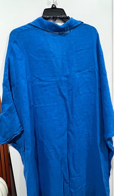 royal BLUE linen DRESS WITH NECKLACE Size xl | eBay royal BLUE linen DRESS WITH NECKLACE Size xl | eBay