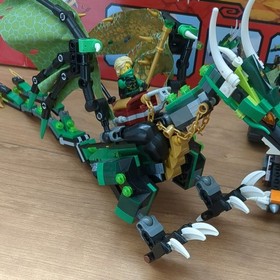 LEGO 70593 The Green NRG Dragon Ninjago Skybound 2016 Missing