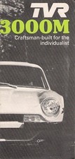 TVR 3000M 1976-1979 UK Market Smaller Format Foldout Sales Brochure