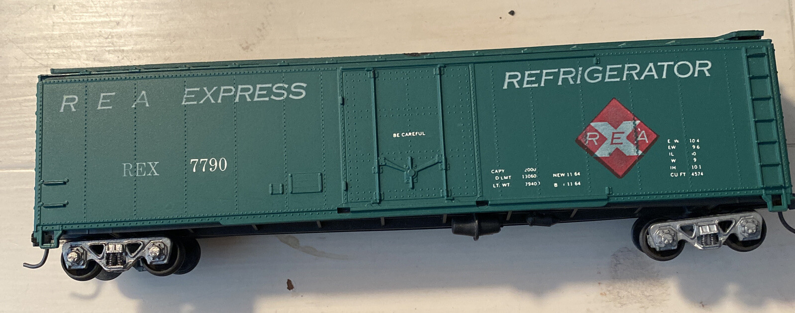 HO Scale REA Express REX 7790 Refrigerator Box Car AS eBay
