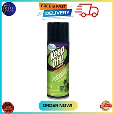 Keep Off! Cat Repellent Spray Outdoors & Indoor 6 Ounces 24-HOUR PROTECTION New