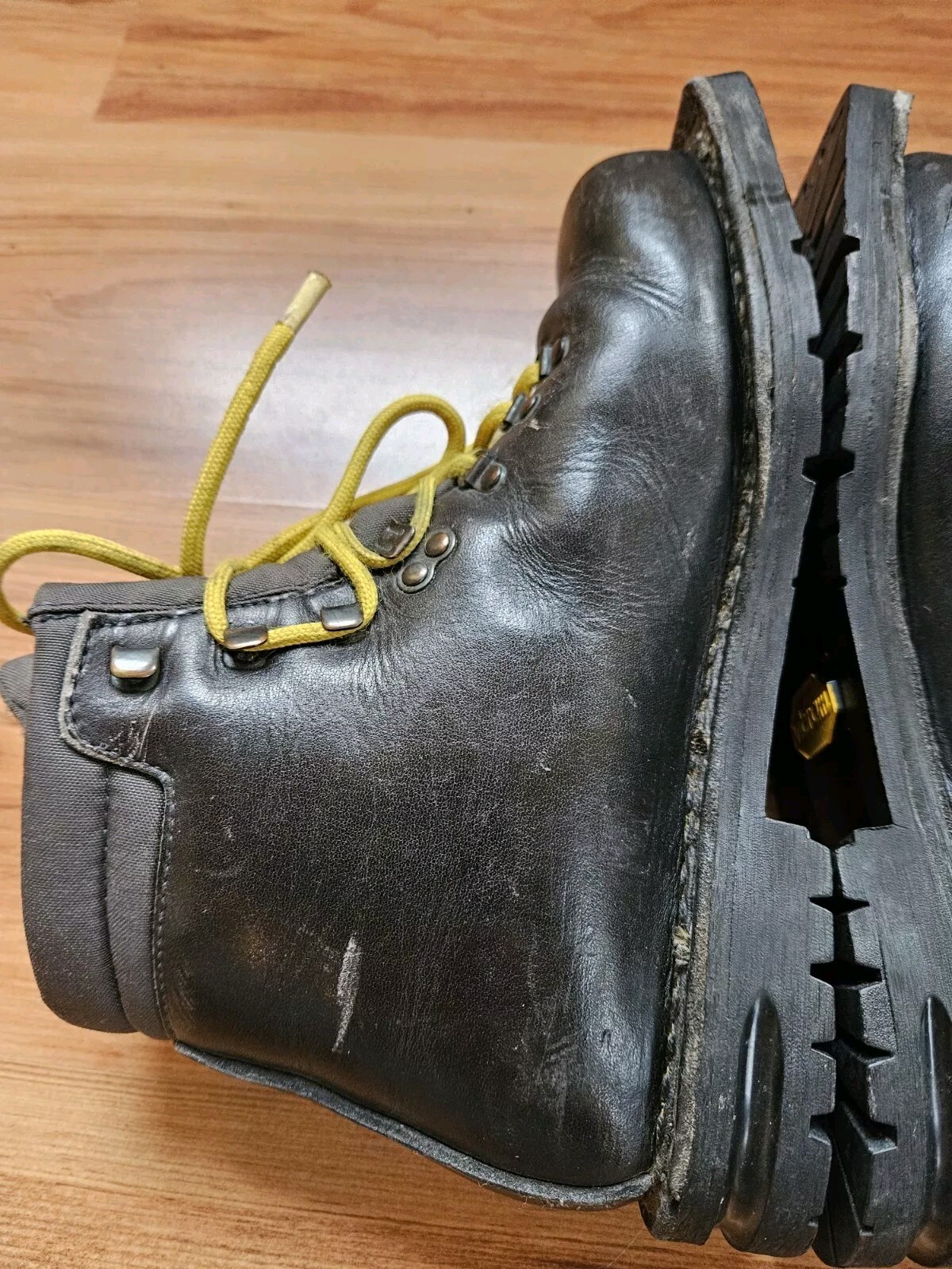 SALOMON Stivali pelle ASOLO SPORT SNOWFIELD II 3 pin sci di fondo 75 mm taglia 8 uomo