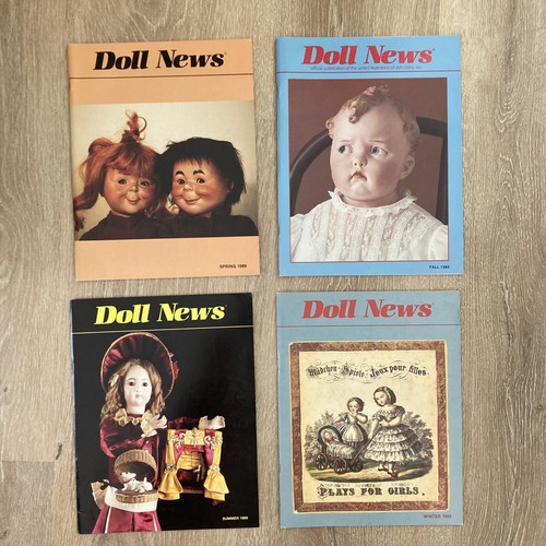 LOT: Doll News Magazines, 1989, Complete Year, Vintage, UFDC, 4 Issues, MINT - Picture 10 of 10