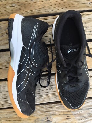 Asics Gel-Rocket Black Shoes Sneakers B756Y Size 8.5 Women's Wear