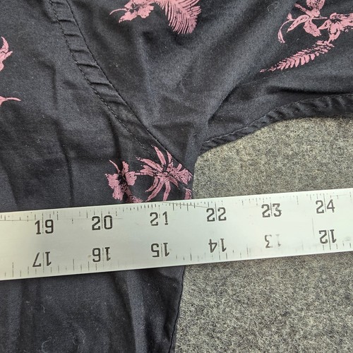 Sovereign Code Mens Shirt Large Blank Pink Floral Casual California Beach - Picture 5 of 11