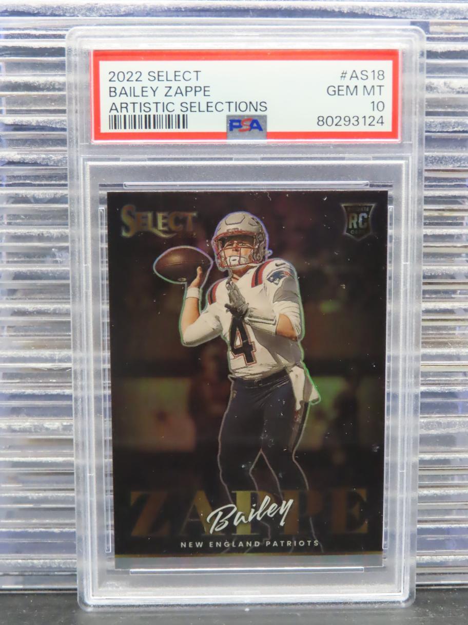 Bailey Zappe Panini Select Artistic Selections #AS18 Base