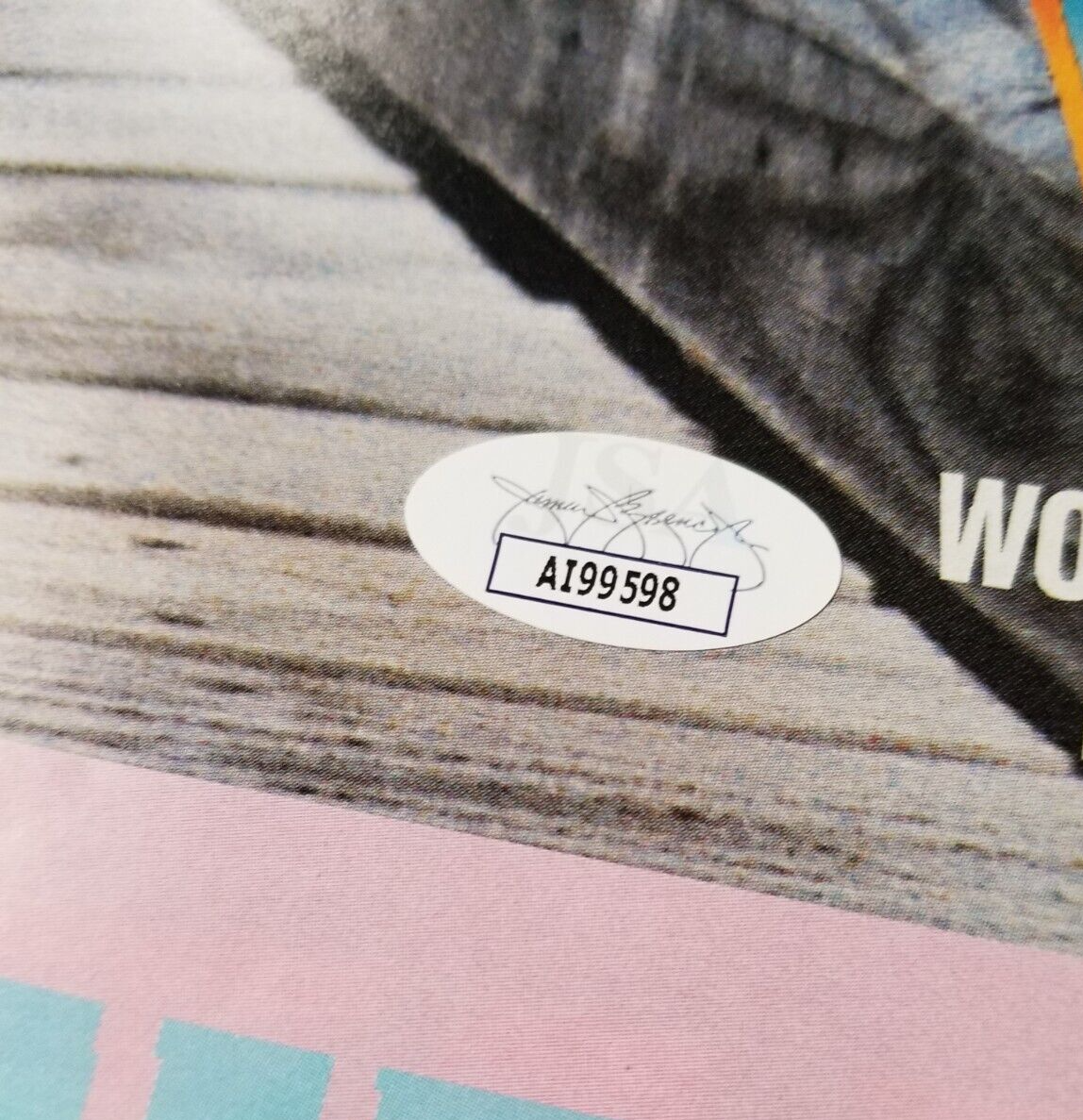 Sunny Tammy Lynn Sytch REAL hand SIGNED Mag Foldout Poster JSA COA WWF Diva  | eBay