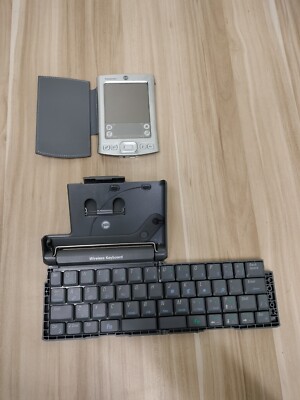 Palm Tungsten E Handheld Pocket PDA w/ Stylus & Wireless KEYBOARD *SOLD AS-IS*