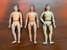 1973 gabriel lone ranger & tonto action figures Lot Parts for restoration