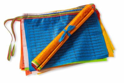 Nepal Gebetsfahnen Tibetische Gebetsfahne Tibet Prayer Flags Himalaya 20 Fahnen