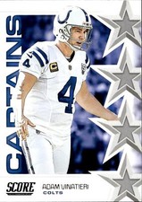 2019 Score #C-11 Adam Vinatieri Captains