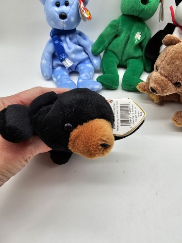 Beanie Babies Lot Of 14, Lobster, Bears, Ducks, Tiger, Buffalo - Picture 7 of 10
