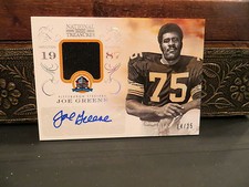 National Treasures Autograph Jersey 1987 HOF Steelers Joe Greene 14/25  2013