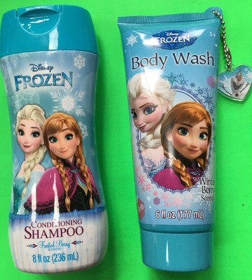 DISNEY 'FROZEN' SHAMPOO AND BODY WASH WITH CHARM  NEW!