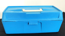 TACKLE FISHING  BOX BLUE PLASTIC