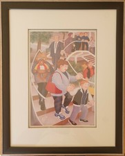 BERYL COOK Signed 45x36CM Framed Photo Display ART COA