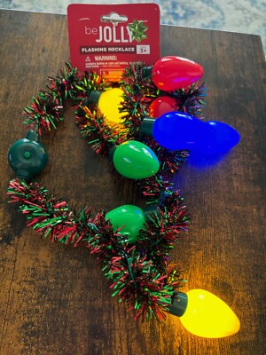 Christmas Parties Christmas Tree Light Up Necklace Christmas Party