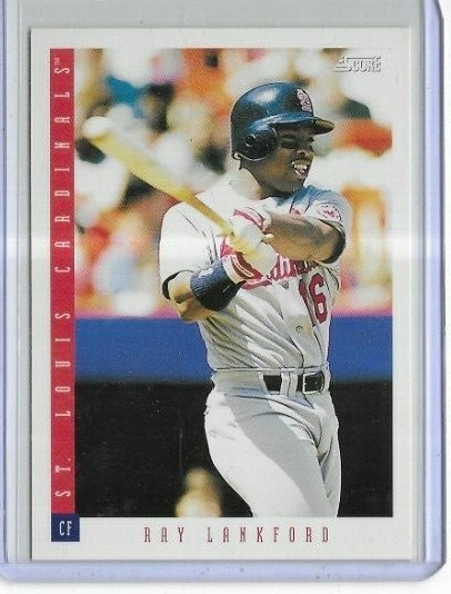 1993 Score #56 Ray Lankford St. Louis Cardinals