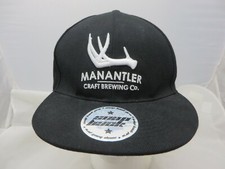 Man Antler craft brewing beer Baseball Cap Hat adjustable snapback black 