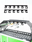 Molle Panel Trunk Fishing Rod Fixing Bracket Rod Rests Holders Flocking 2pcs