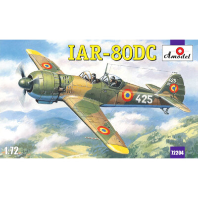 AMODEL 72204 IAR-80DC Rumänisches Trainingsflugzeug Maßstab 1/72 - Plastikmod...