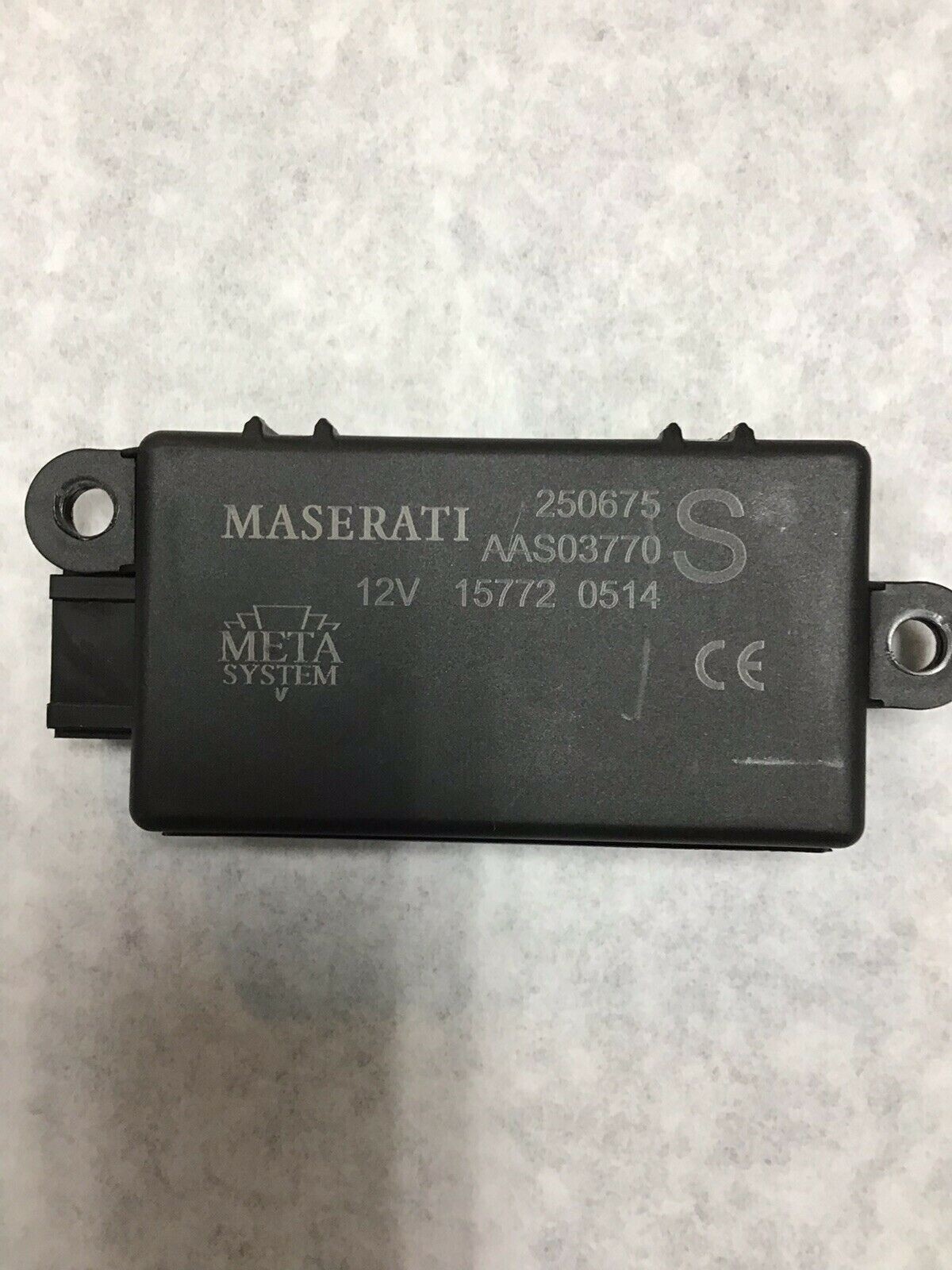 Maserati GranTurismo GranCabrio M145 Volumetric 12V Sensor Rear Right Passenger