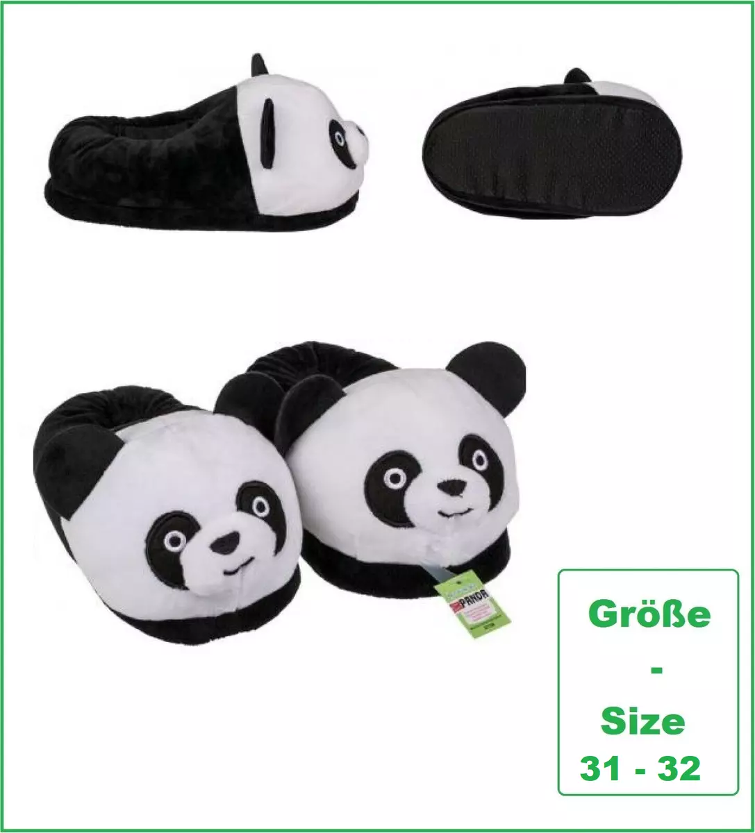 Panda deals bear slippers