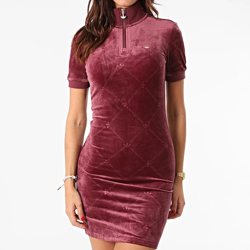 ADIDAS ORIGINAL DECADENT SPORT SHORT SLEEVE VELVET DRESS | eBay