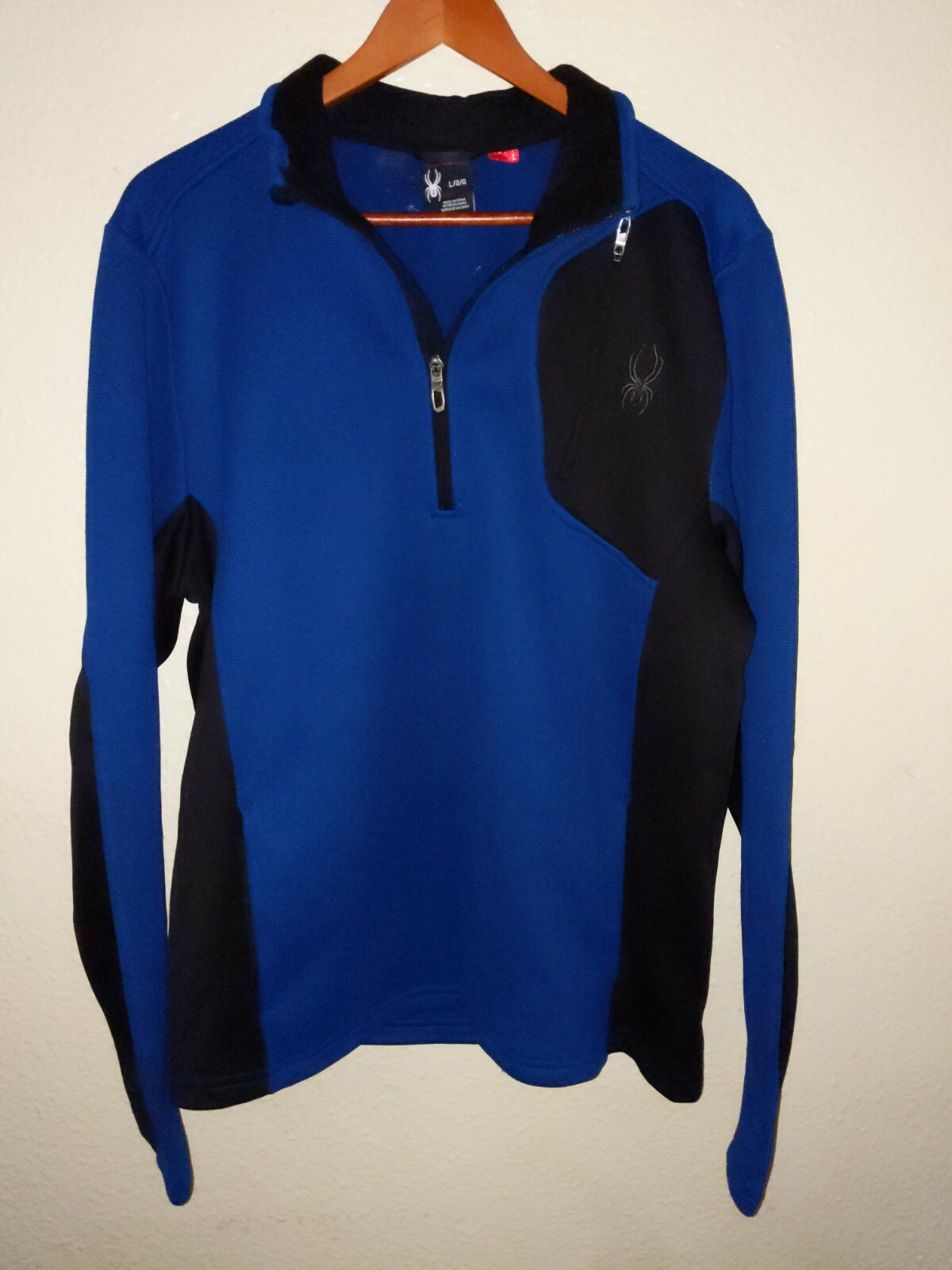 SPYDER 1/4 Zip Jacket Heavy Fleece Core Sweater Pullo… Gem