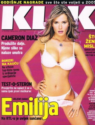 KLIK #55 2006 CROATIAN MAGAZINE cover EMILIJA BUNJAC